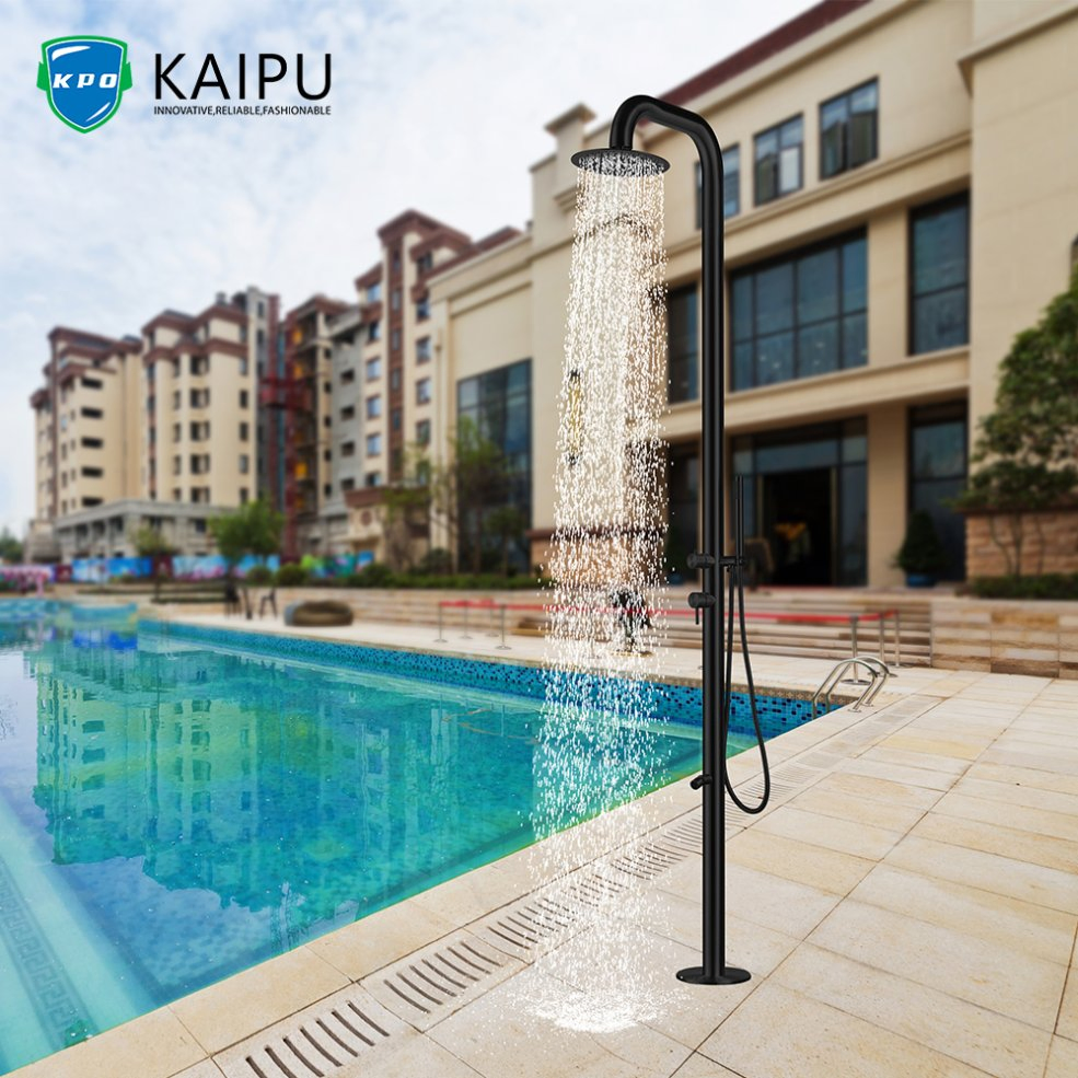 Stainless Steel 316L Freestanding Outdoor Shower for Pool