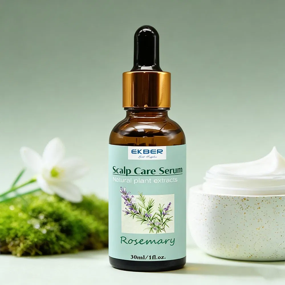 Natural Organic Scalp Massage Hair Growth Serum Plant Extracts Treatment Scalp Revive Anti Loss Scalp Care Rosemary Serum