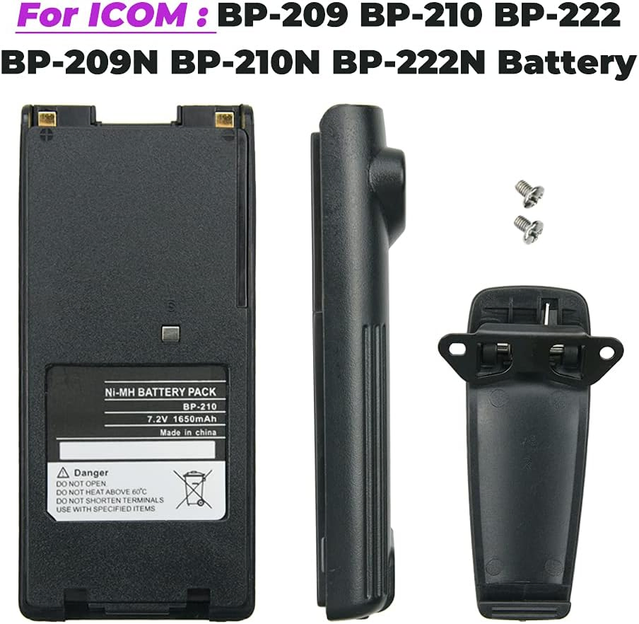 Аккумулятор BP210 1650mAh для раций Icom