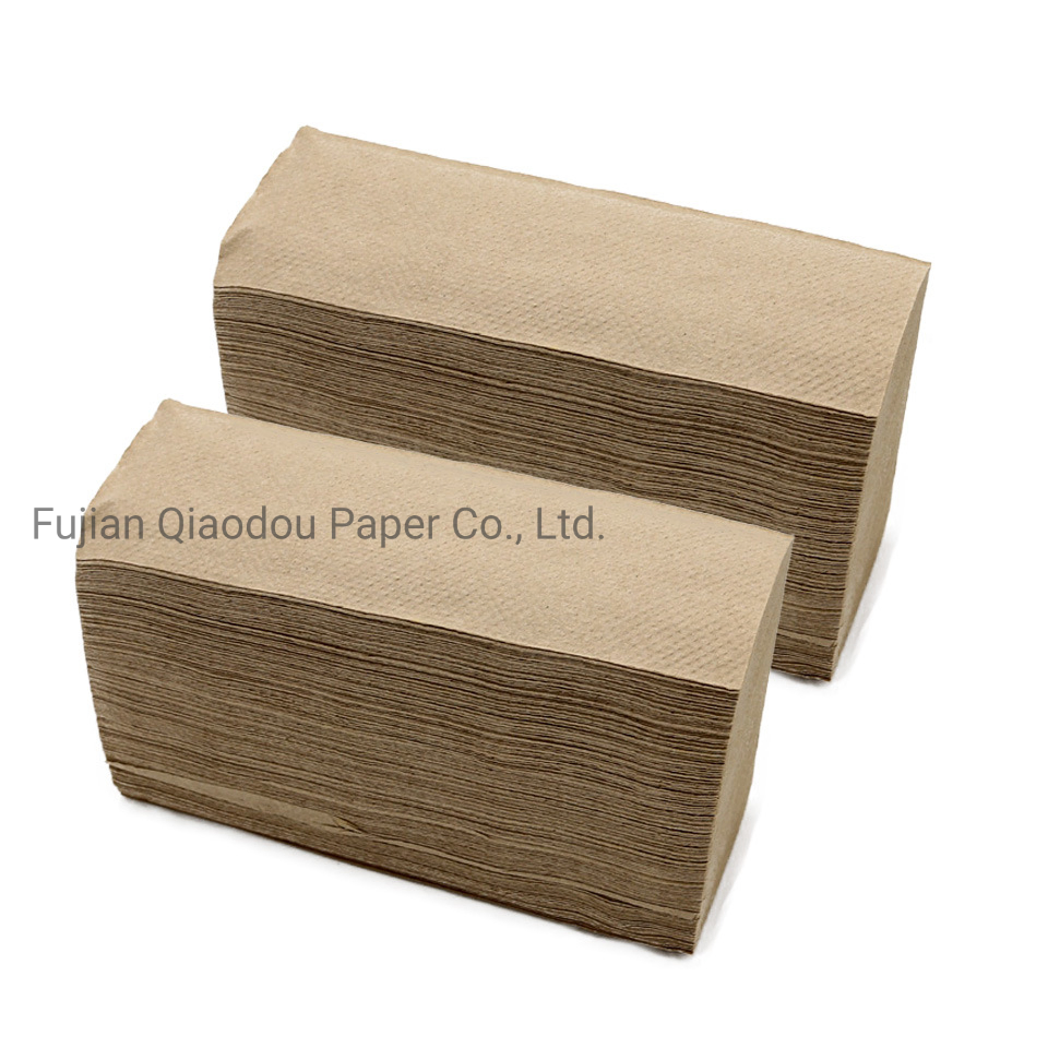 Qiaodou Professional Recycled Hand Towels with Fast-Drying Absorbency N-Fold,
