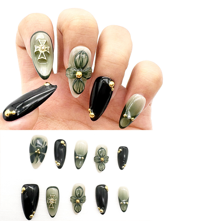 Luxury Nail Art Series Afternoon Mocha Hetian Jade