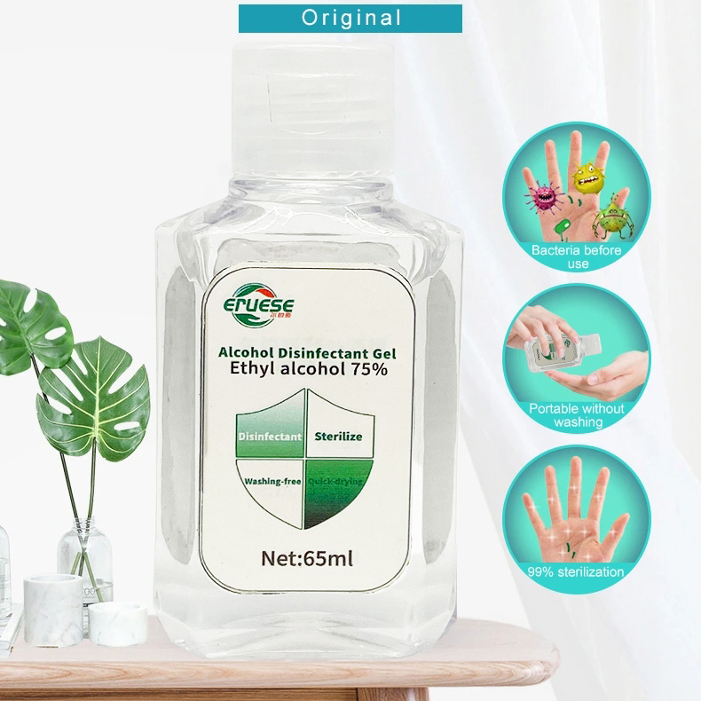 Spot Free Hand Sanitizer Bactericidal Disinfection 75% Alcohol Gel Washing