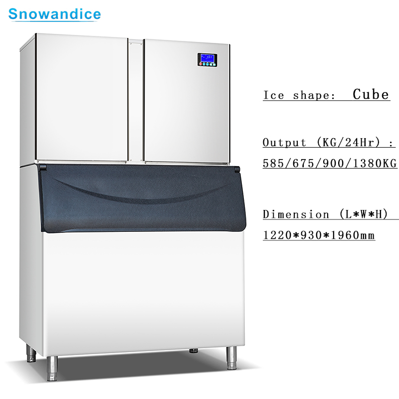 Commercial Ice Maker 550kg Ice Maker Machine for Kitchen Bar