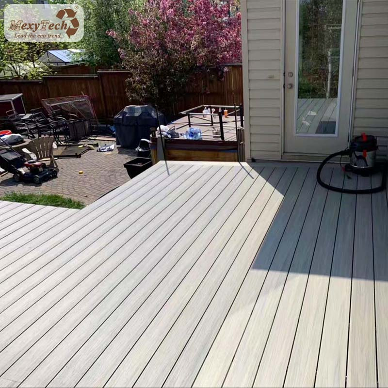 New Design Outdoor Used Extruded Plastic Composite Decking