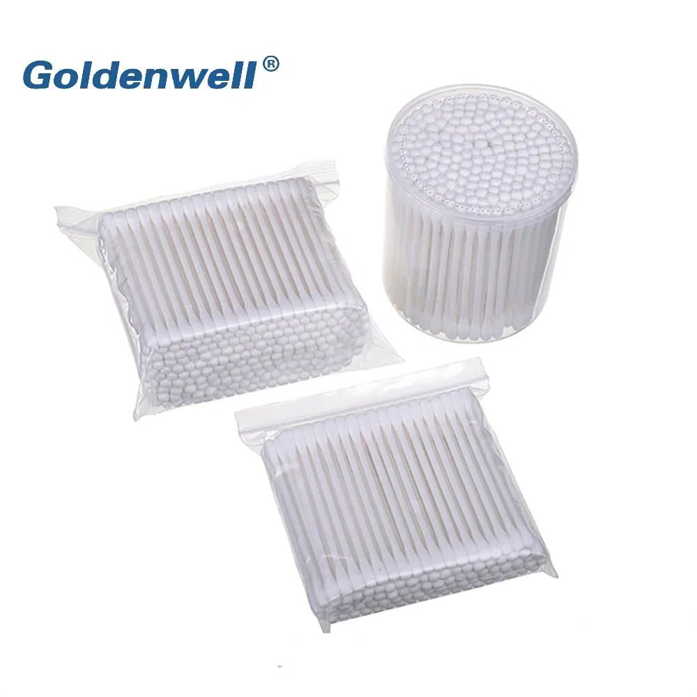 Safety Long Wooden Cotton Swabs