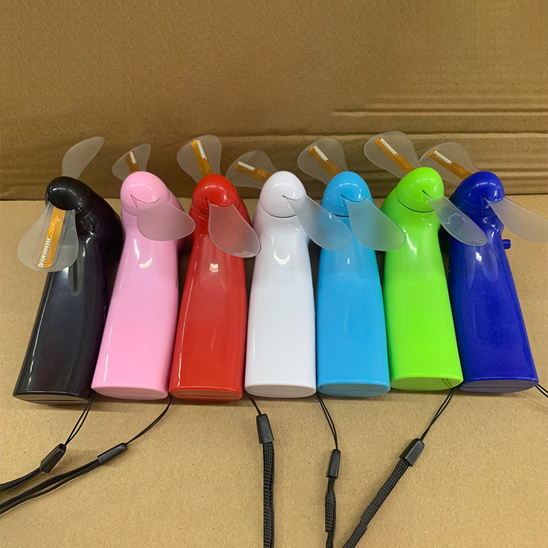 Pinbo New Mini Portable Handy LED Custom Battery Promotion Fan Programmable Text Flash Display Handheld Electric LED Message Fan