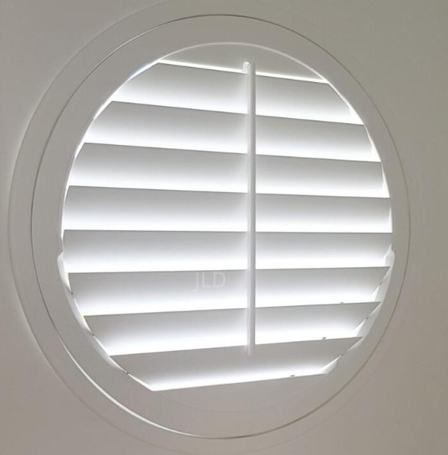 High Quality PVC Horizontal Louver Plantation Shutter for Window