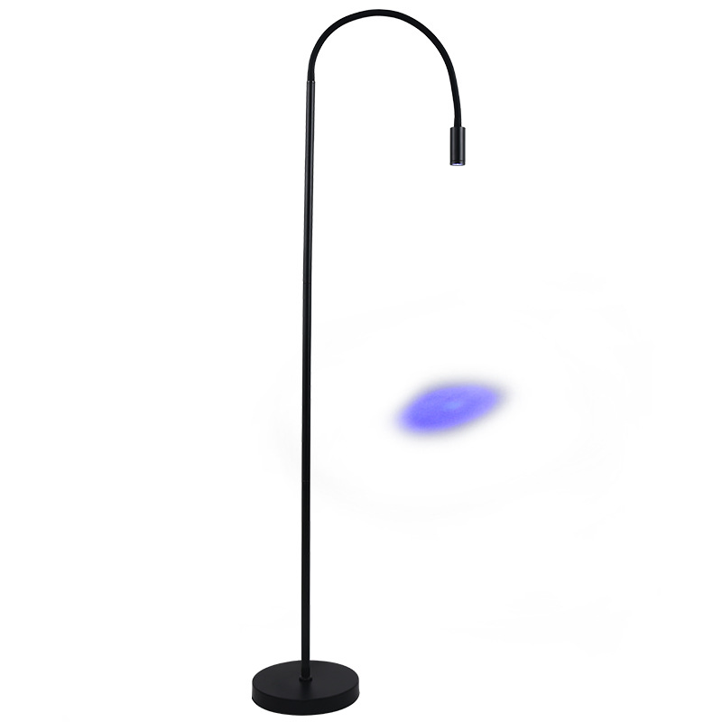 Mini USB Eyelash Dryer Eyelash Extension Light Lamp Flexible Neck Eyelash Extension UV Lamp with Floor Stand
