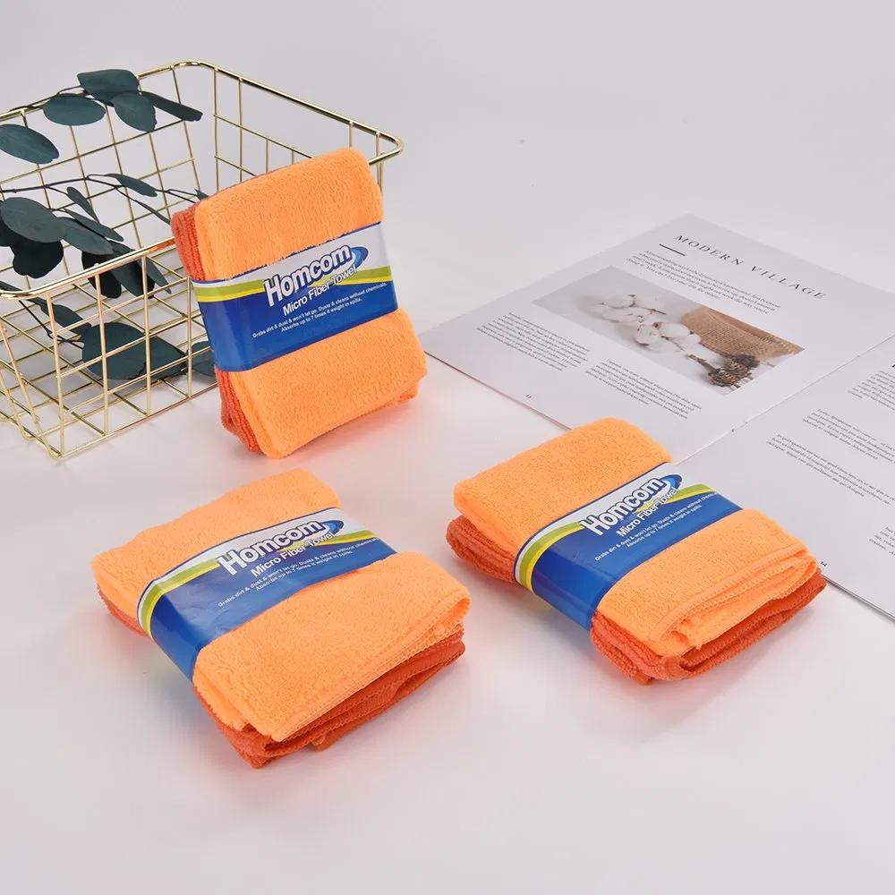 2PCS Mutipurpose High Absorption Microfiber Home Cleaning Cloth Set