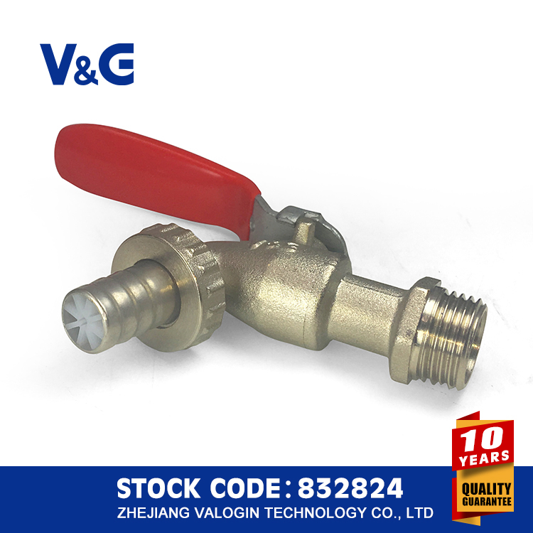 Латунный кран с никелированным покрытием VG13.99081