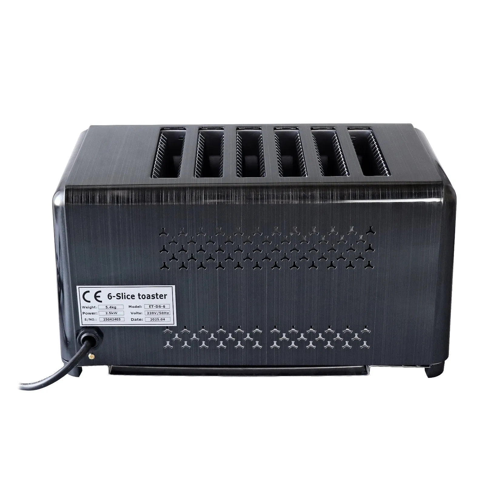 Eton Bagel Toaster with Removable Crumb Tray 6 Slice Auto Pop up