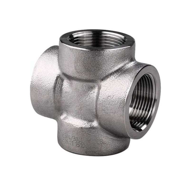 Carbon Steel A105 3000lb/6000lb/9000lb Sw Thread Forged Cross