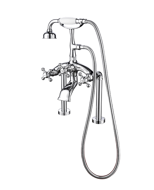 Modern Classical Design Styles Deck-Mount Shower Head Bathtub Faucet