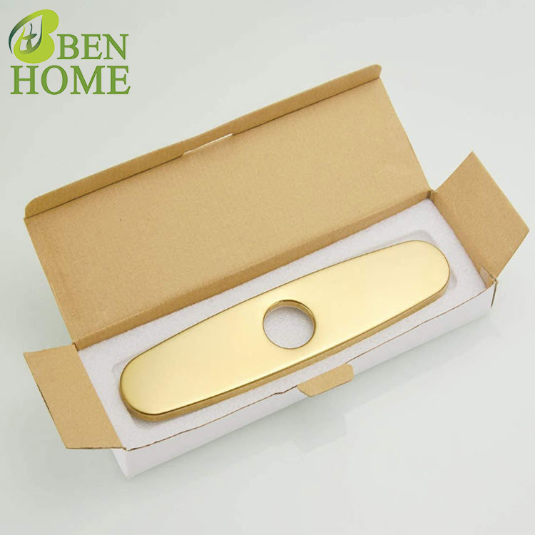 Sink Hole Cover Faucet 304 Stainless Steel Plate Gold Deck Plate