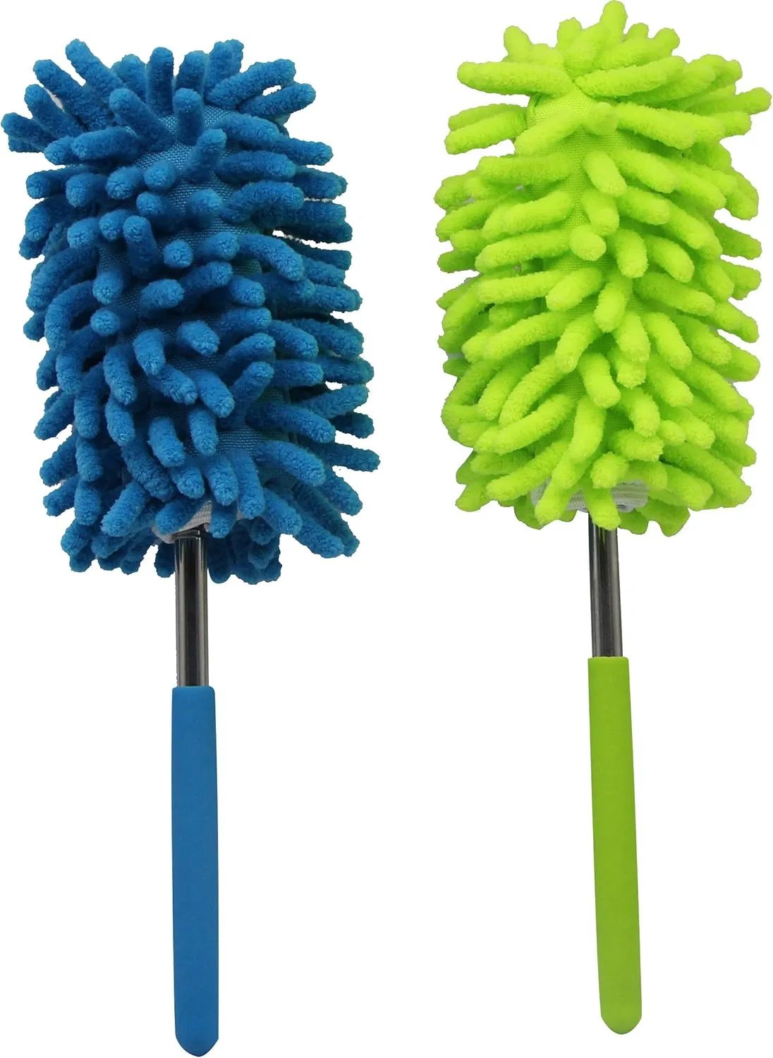 Microfiber Duster Washable Dusters Detachable Cleaning Brush Tool Foldable Duster for Car Furniture Ceiling Fan with Long Pole