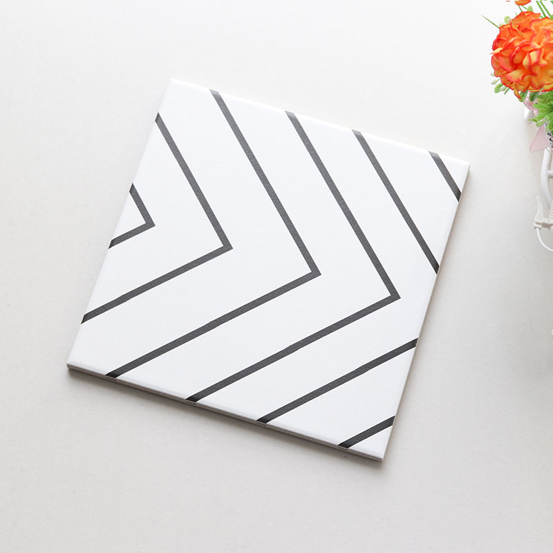 Home Decor 8X8 Flower Feature Wall Ceramic Decorative Floor Tiles