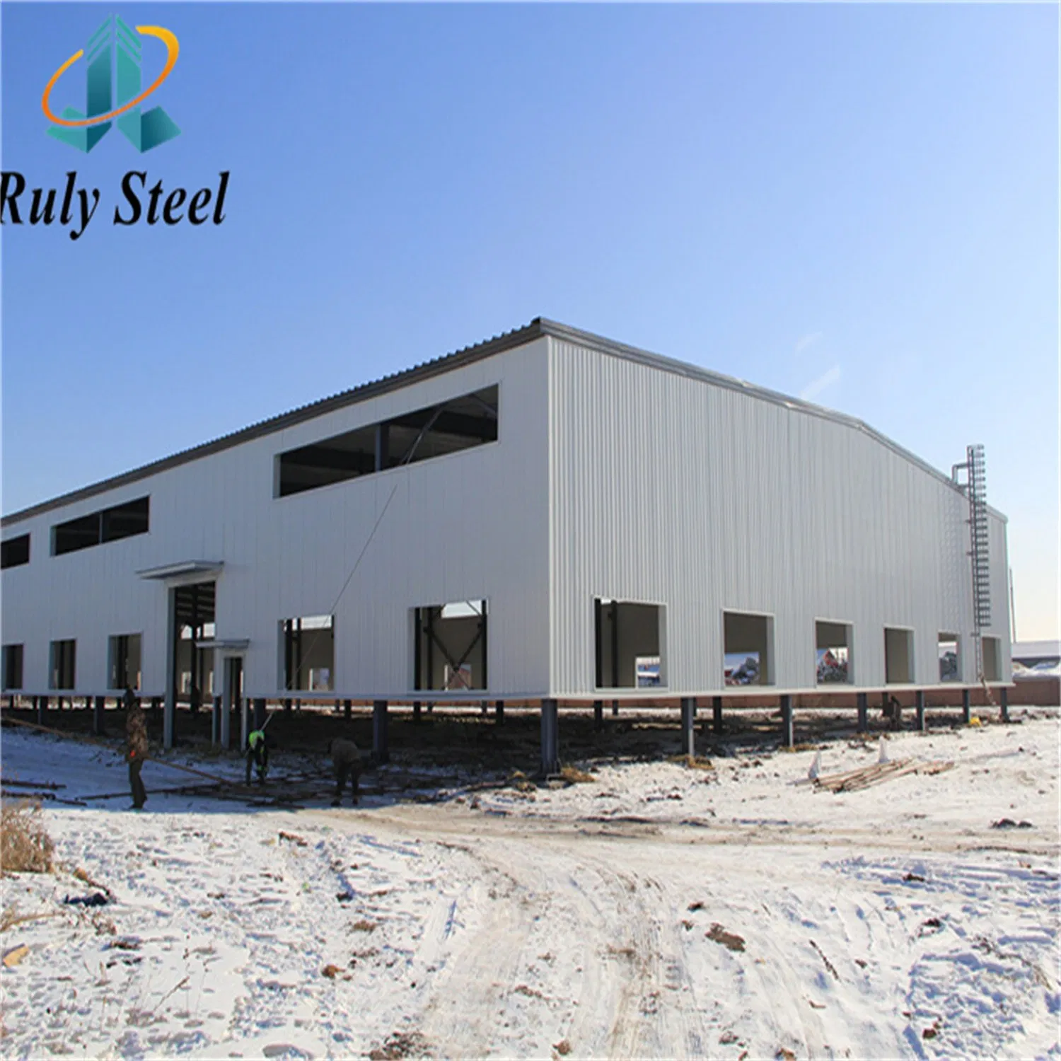 Prefabricated Steel Structure Storage Depot Prefab Metal Construction Warehouse