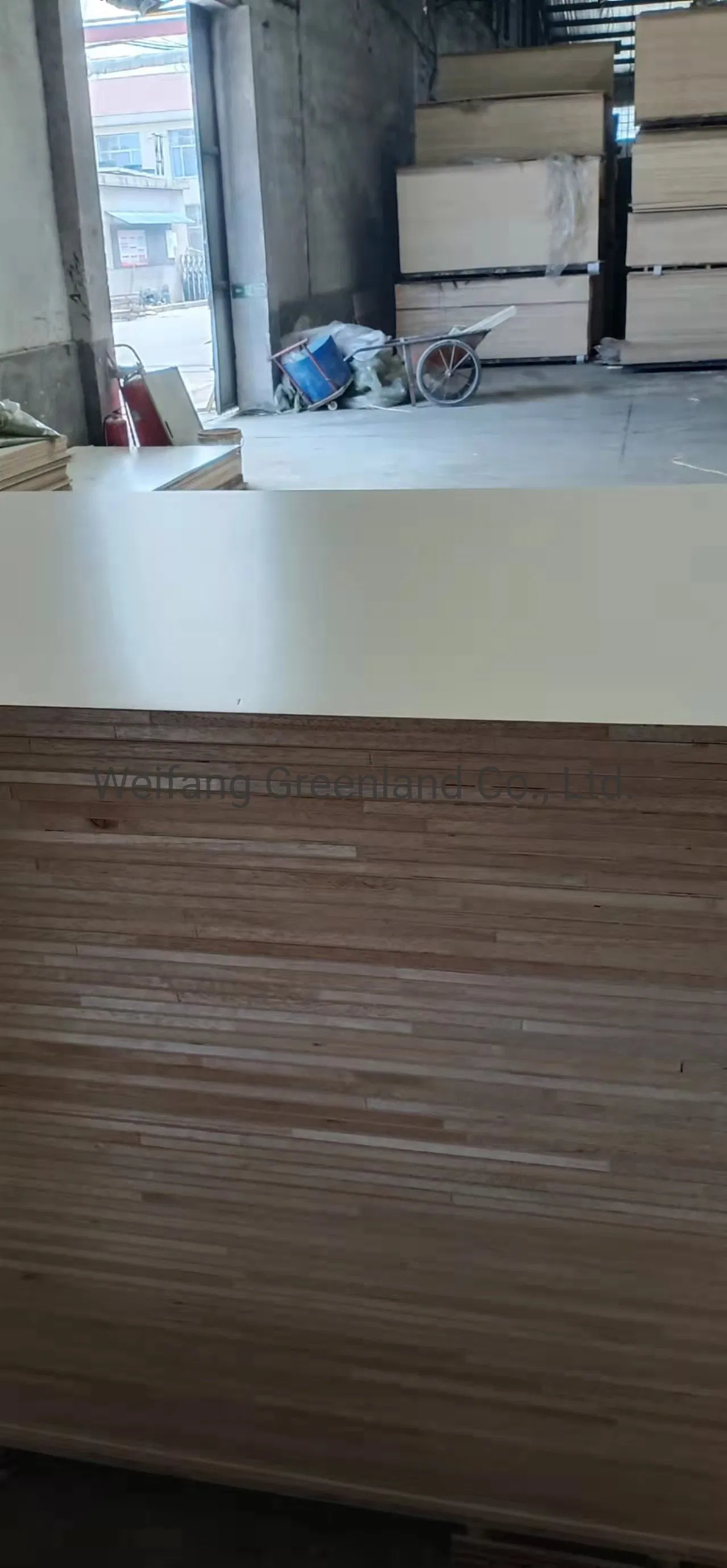 18mm Falcata Core Laminated Block Board Furniture Usage