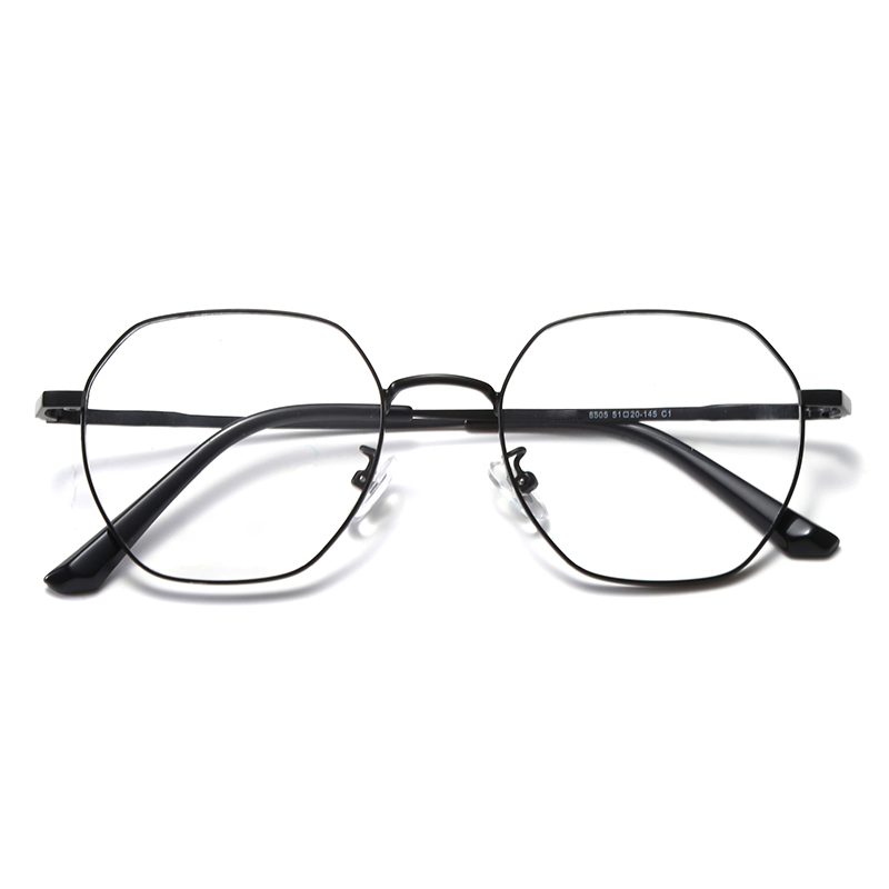 Super Light and Elastic Polygon Frame Comfortable Optical Glasses for Student (JK8505)