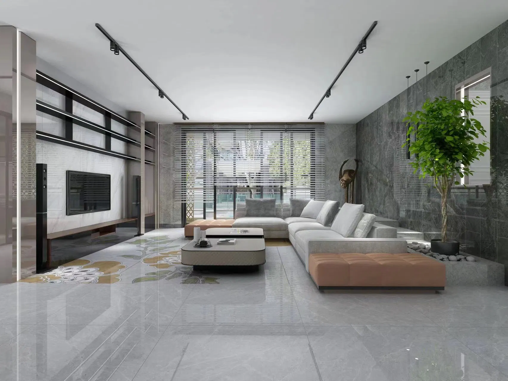 Керамогранитная плитка матовая для пола и стен