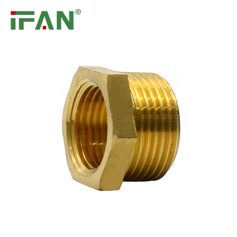 Ifan Best Quality 1/2"-2" Yellow Bushing Brass Fitting