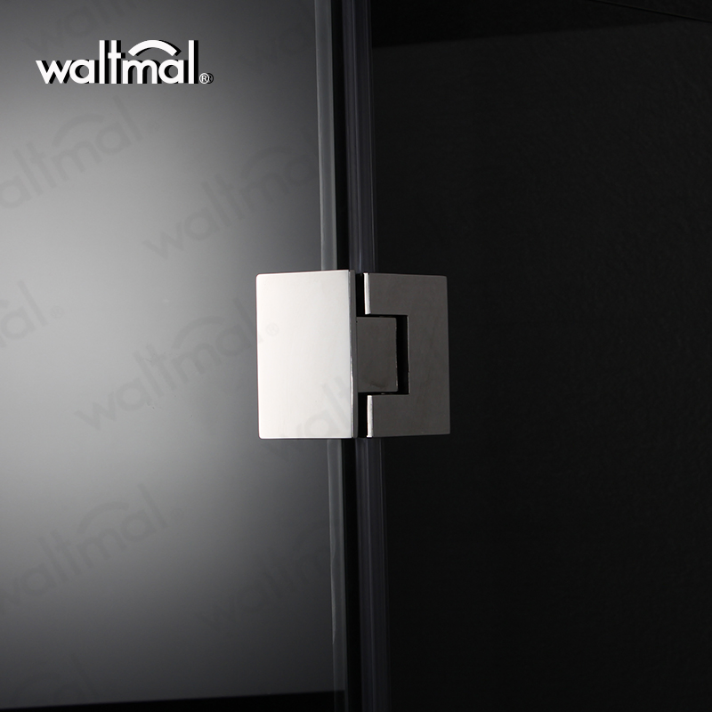 Waltmal Diamond Free Standing Glass Shower Enclosure Corner Bath Shower