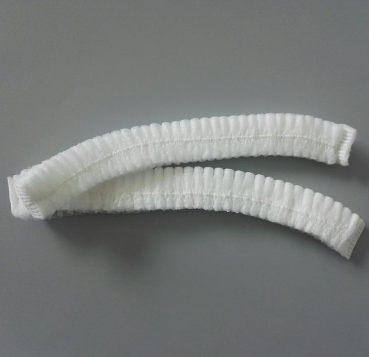Disposable Protective Nonwoven Double Stitch Hair Net Bouffant Cap