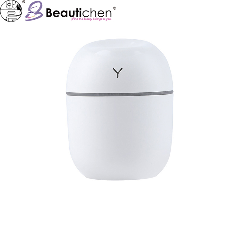 Beautichen USB Humidifier – Portable Oval-Shaped Cool Mist Diffuser with Aroma Function – Quiet Operation for Home, Office, Dorm