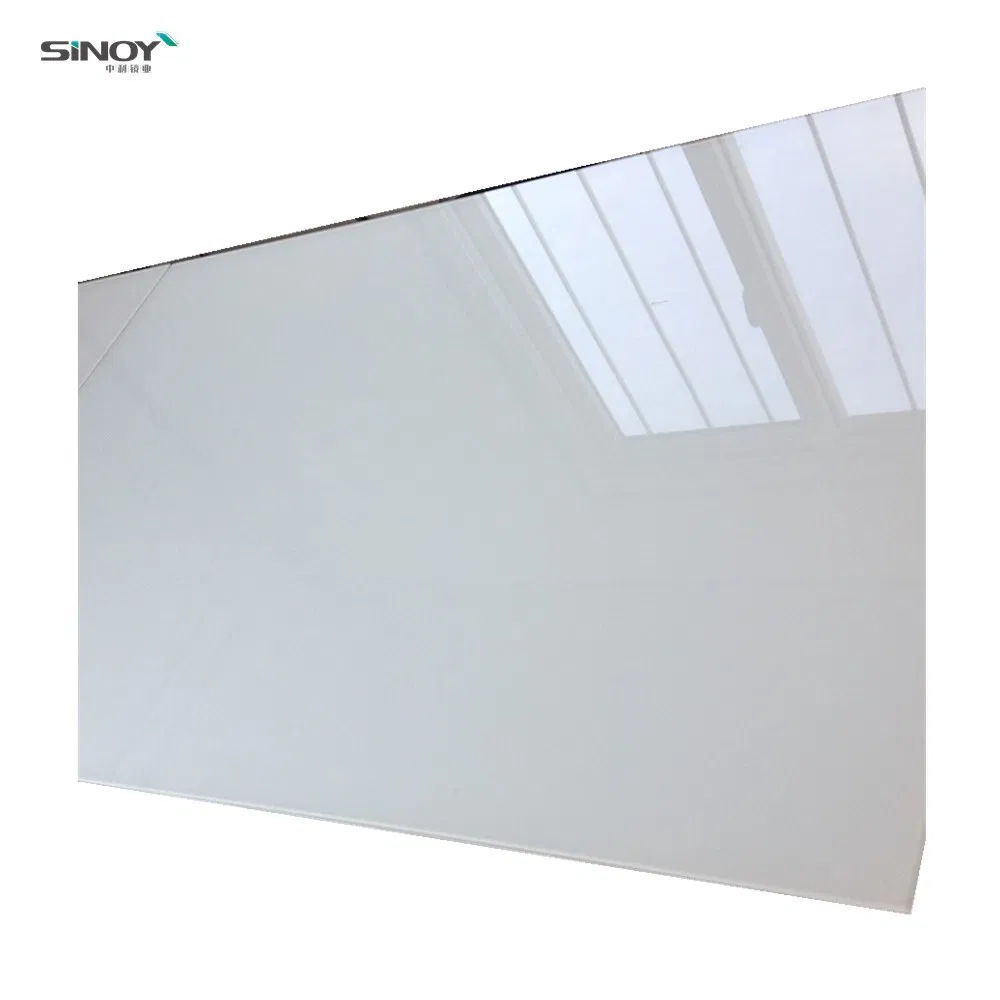 4mm-6mm Ultra White Wall Lacquer Glass Pure White Back Painted Glass