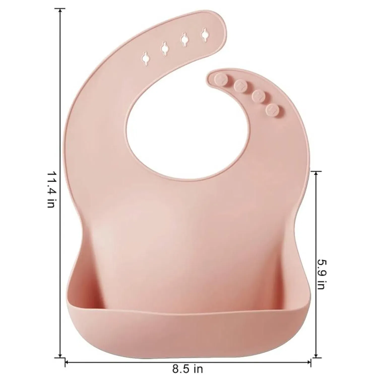 Silicone Baby Bib Easy to Fold and Store Goods Clothing Care