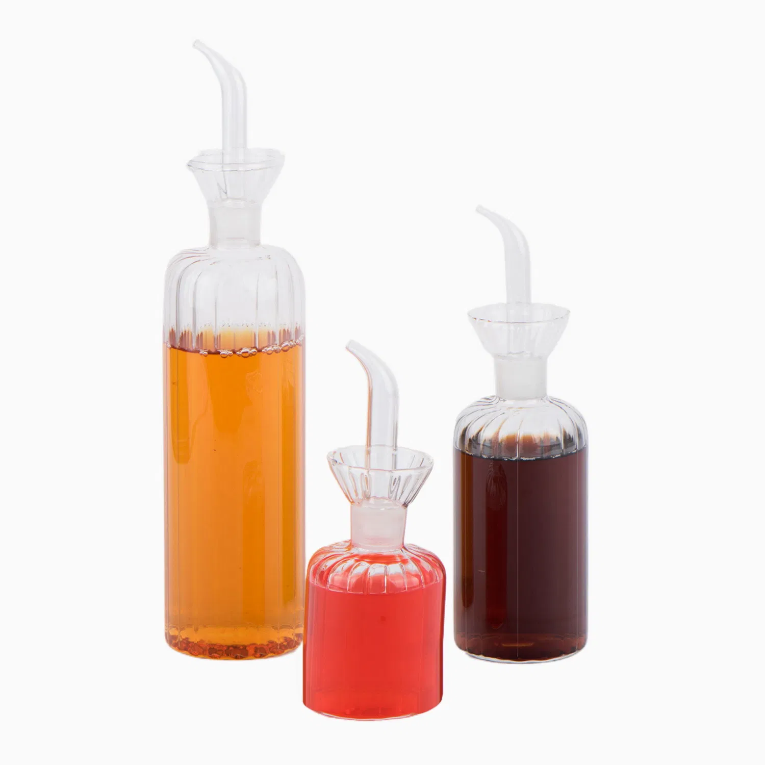 150ml 250ml 450ml Borosilicate Glass Oil and Vinegar Bottle with Glass Stopper Olive Oil Bottle