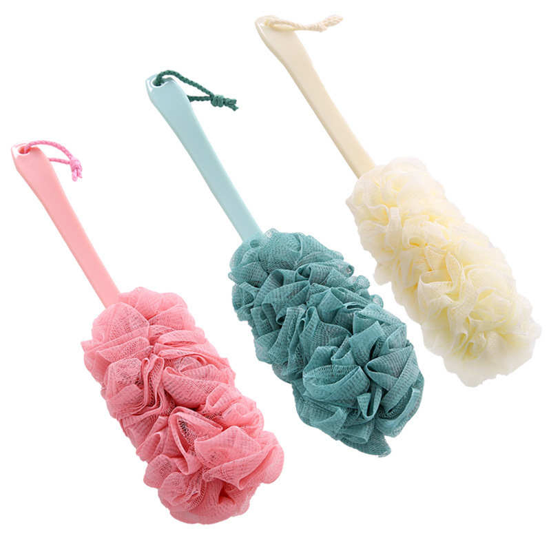 Large Long Handled Bathing Artifact Long Handled Shower Bath Brush Cleaning