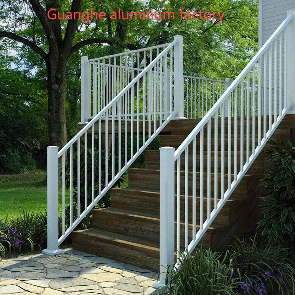 Safe and Stylish Aluminum Handrail for Any Environment Easy Installation Aluminum Balustrade System for Safe and Elegant Spaces