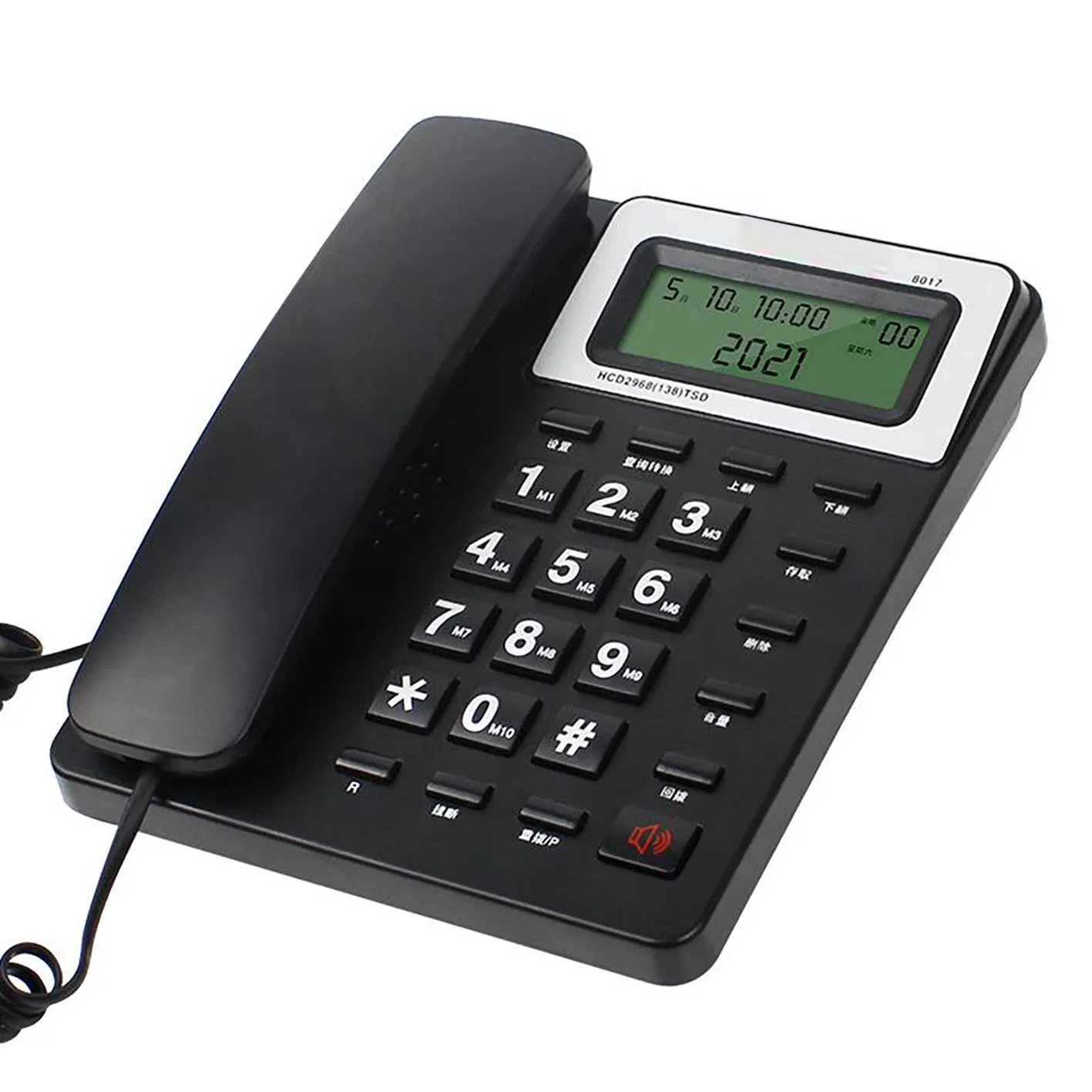 High Quality Fixed Wired Telephone with Caller ID and Hands-Free