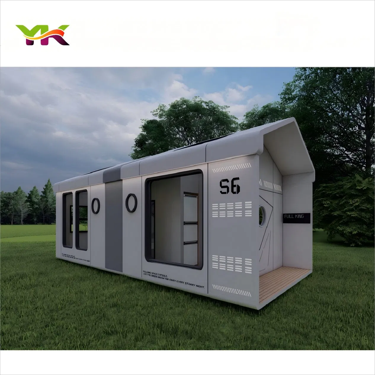 Factory Homes Housing Price Prefab Mobile Tiny Safe Modern House Garden Pod Space Capsule Aluminum Capsule with Furniture Housing