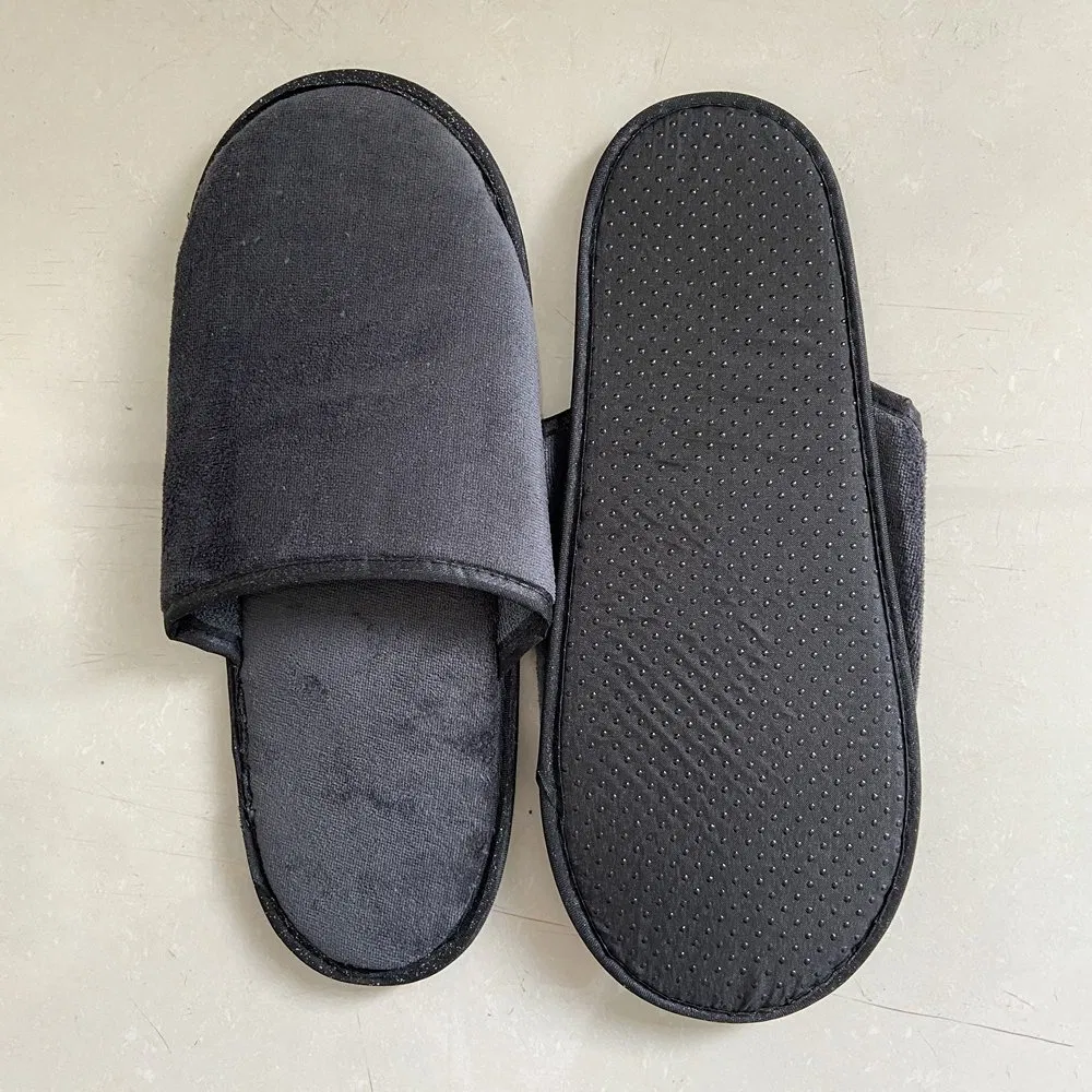 Normal Embroidery Logo 27cm*10.0cm Disposable Airplane Travel SPA Hotel Slipper