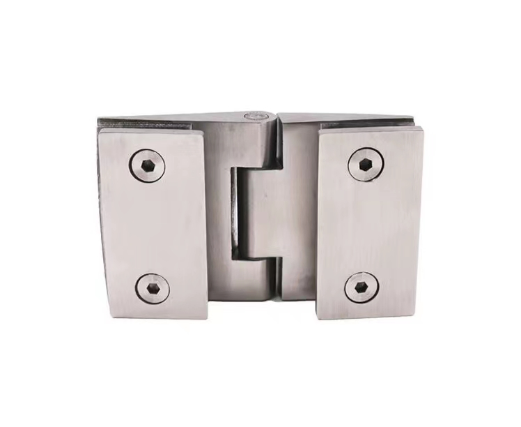Heavy Duty Hot-Selling Tempered Glass Door Hardware Polished Mirror Stainless Steel Brass Zinc Alloy Shower Movable Glass Door Hinge China OEM Factory