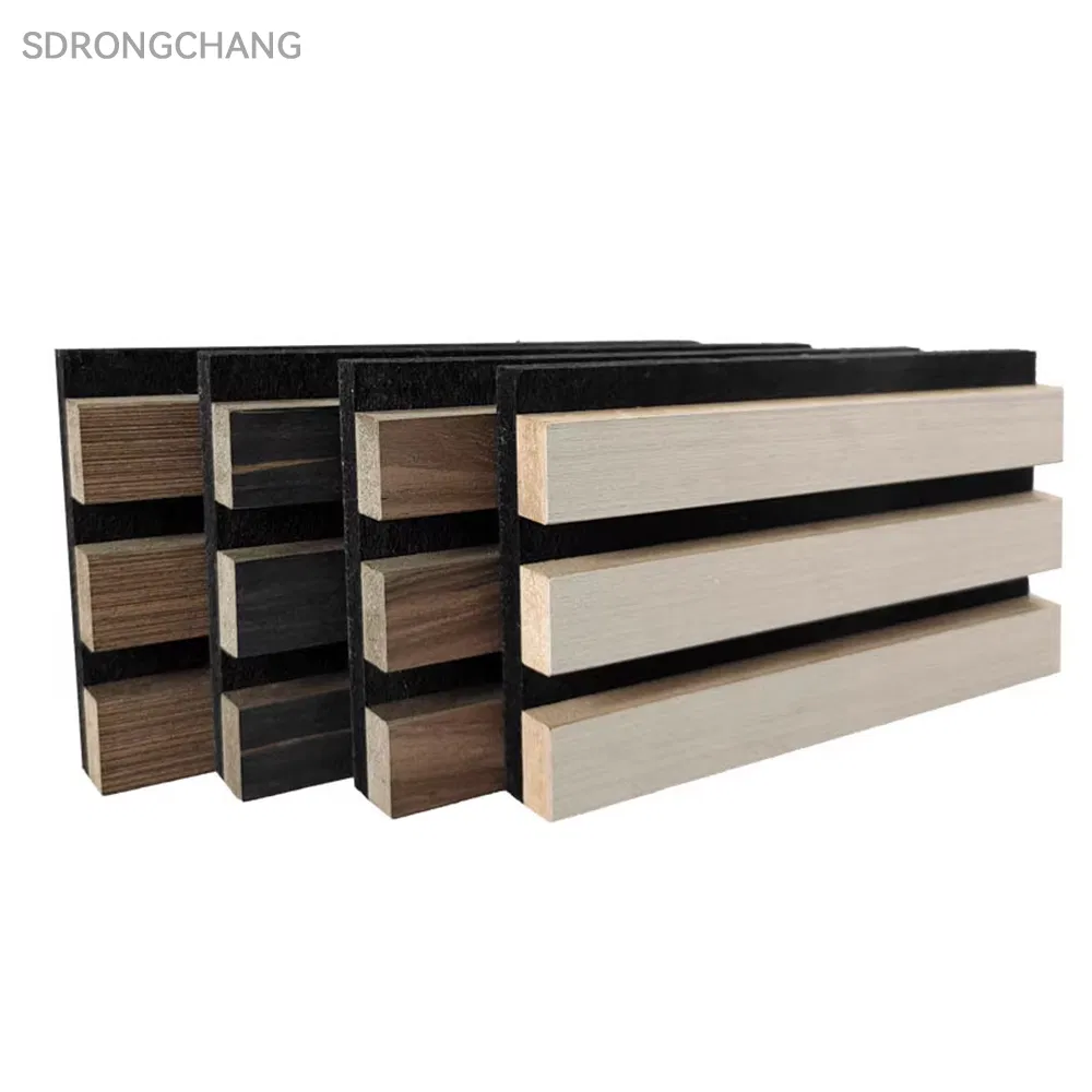 High Quality Eco-Friendlywood Veneer Sound Absorbing Acoustic Panel
