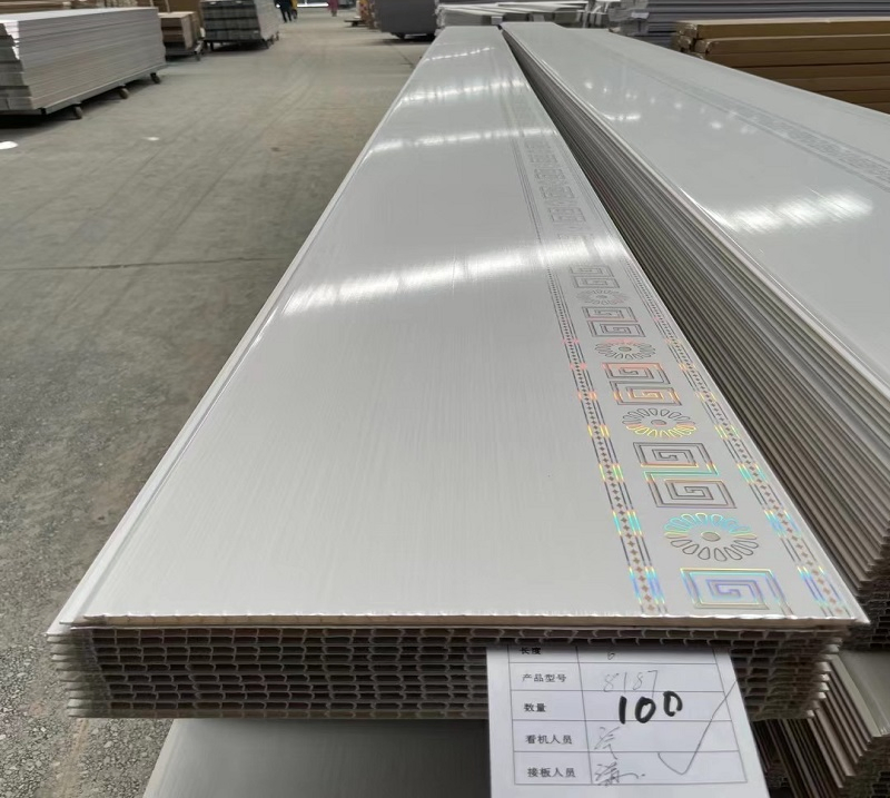 PVC Ceiling Board Factory Price New High Glossy PVC Ceiling Panel 250mm Width