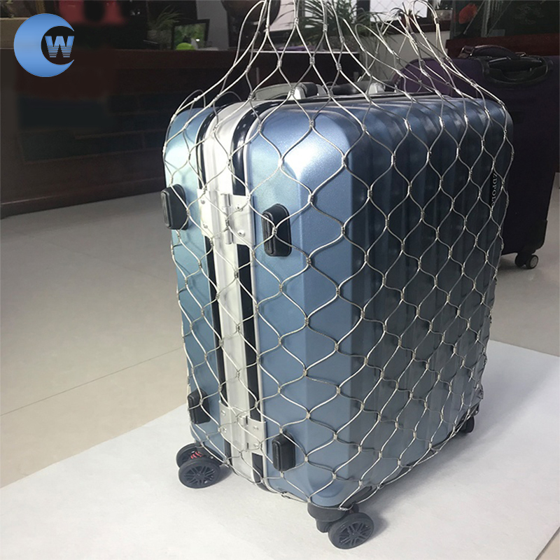 Stainless Steel Cable Mesh for Bag/Anti-Theft Wire Rope Bag Mesh/Wire Mesh Bag