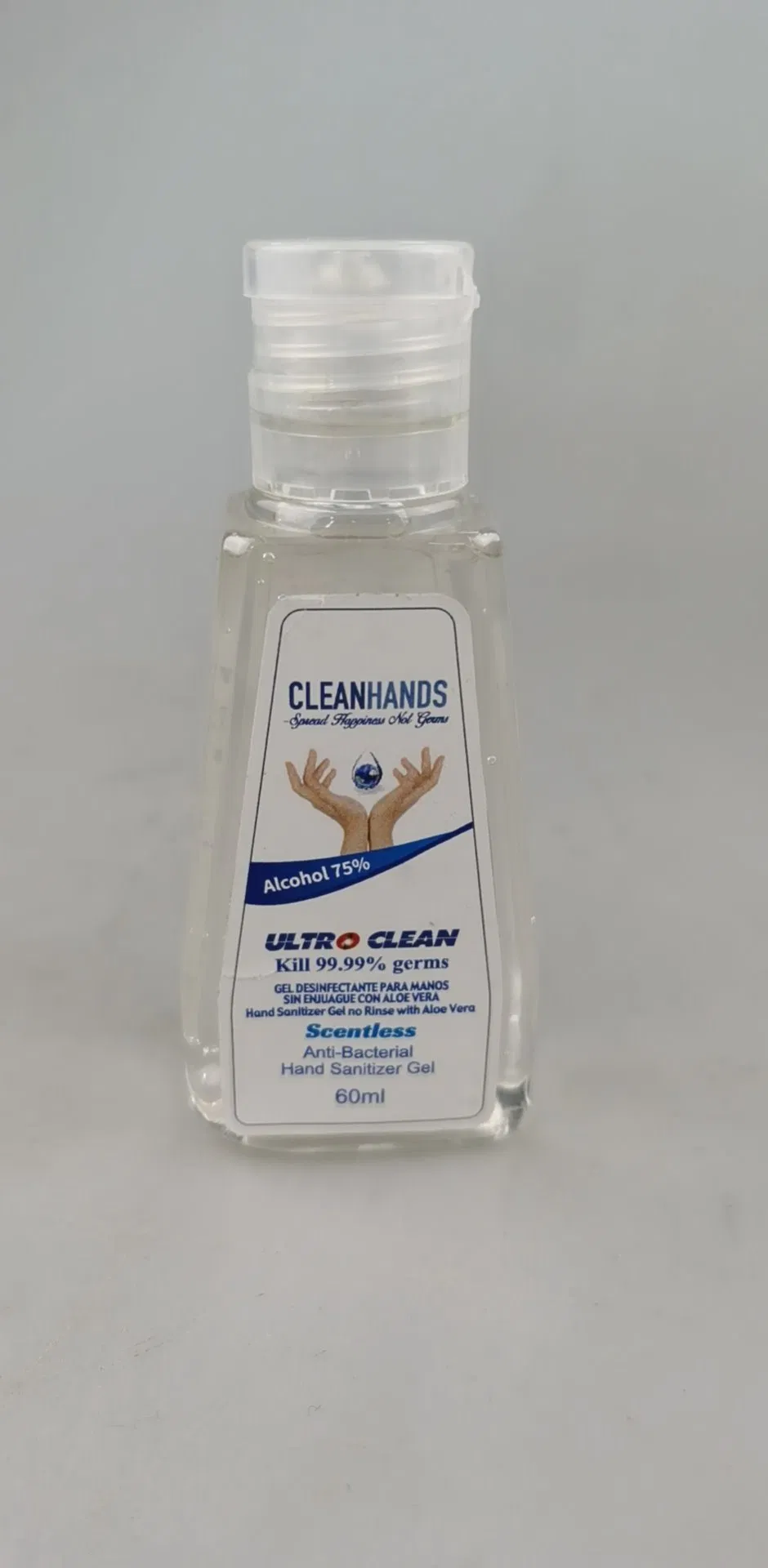 500ml Customized Label Gel Hand Sanitizer with FDA MSDS