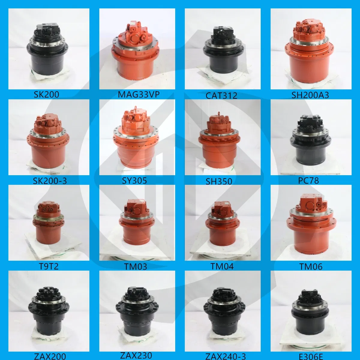 Гидравлический мотор хода экскаватора ZAX200-3, ZAX70