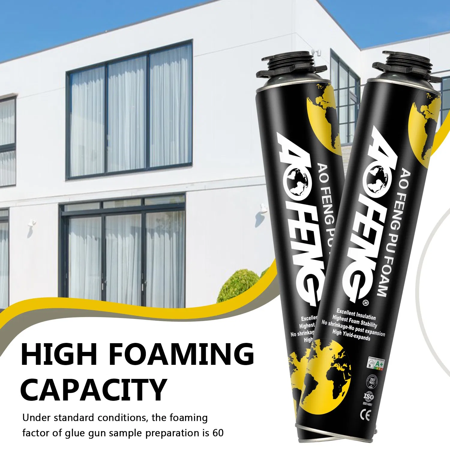 Industrial Strength OEM Polyurethane Foam Sealant Features Remarkable Hardness and Complete Waterproof Properties for Construction