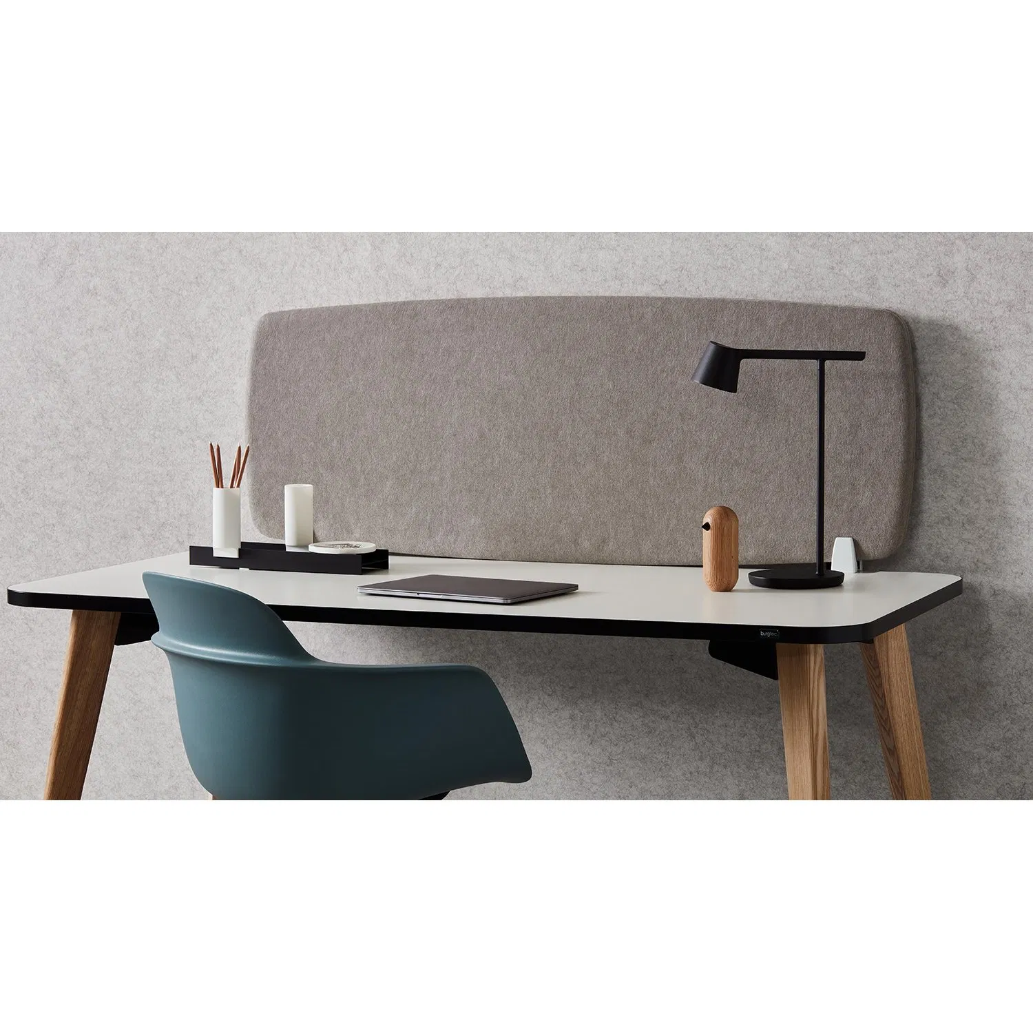 Kingkus Acoustic Pet Felt Desk Partition Panel 100% Polyester Soundproof Office Workstation Divider Panel