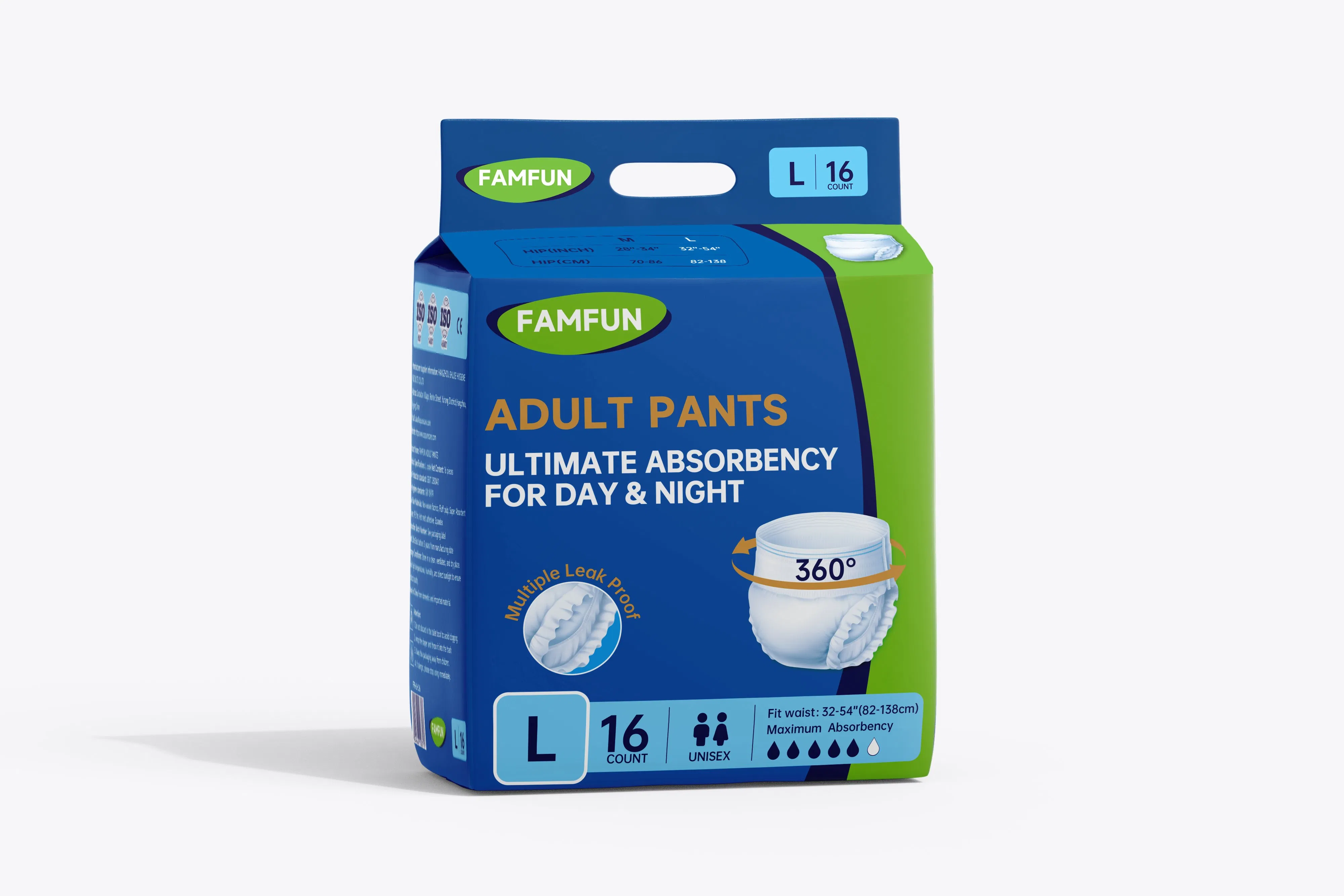 Top-Rated Adult Nappies Adult Diapers Absorbent Briefs for Daily Home Care