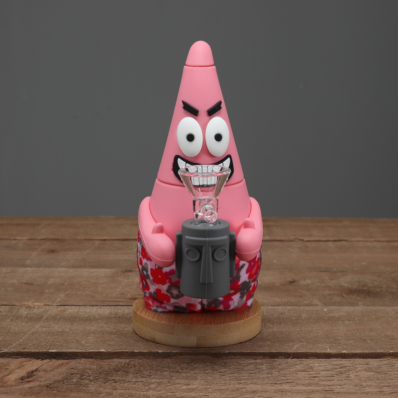 Patrick Star Shape Portable Hand Held Hookah Starfish Oil Burner Bottle