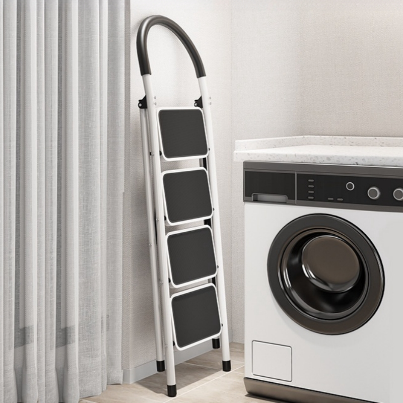 Cheap Price D Shape Lightweight Aluminum Household Ladder Aluminum Ladder Folding Step Ladders