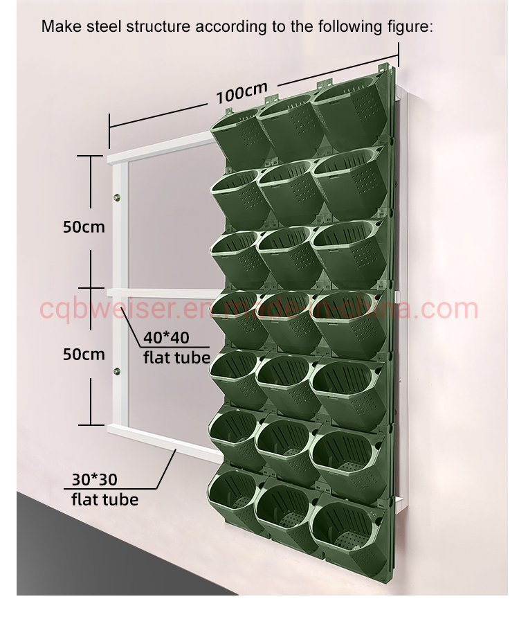 Настенный кашпо для растений с автополивом