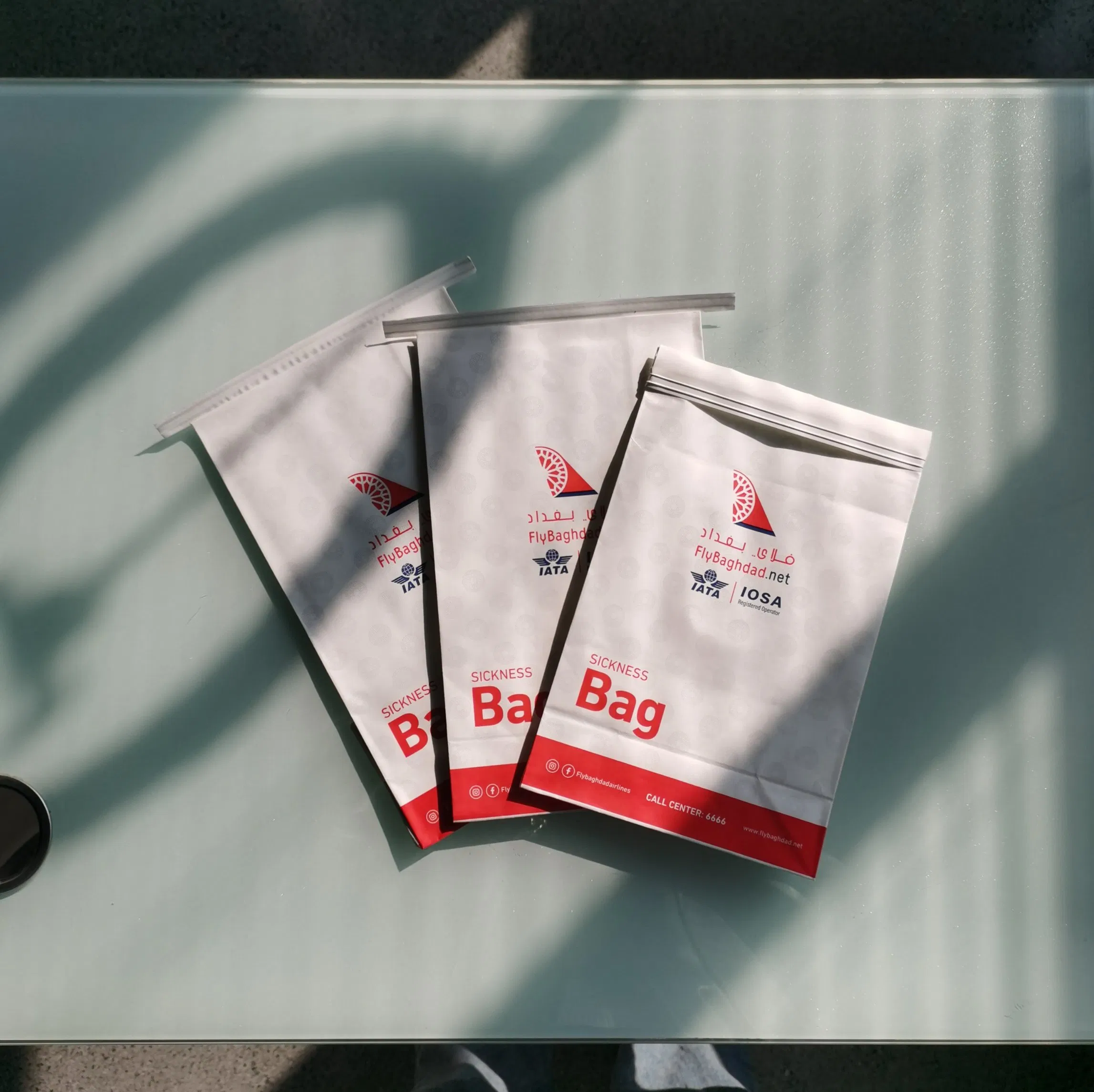 Custom Printed Travel Air Sickness Paper Bags for Pregance Vomit