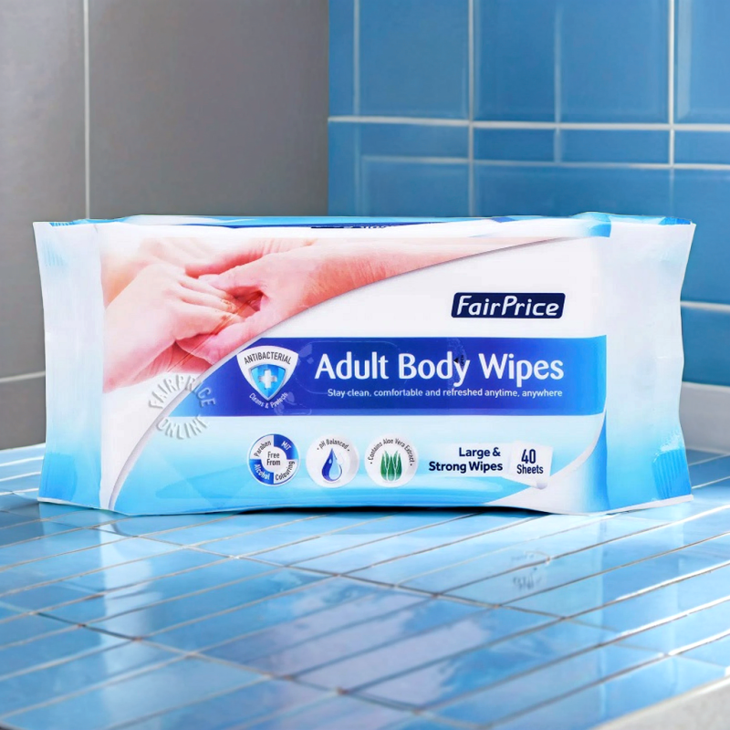 Premium 99.9% Pure Water and Adult Wet Wipes for Sensitive Skin